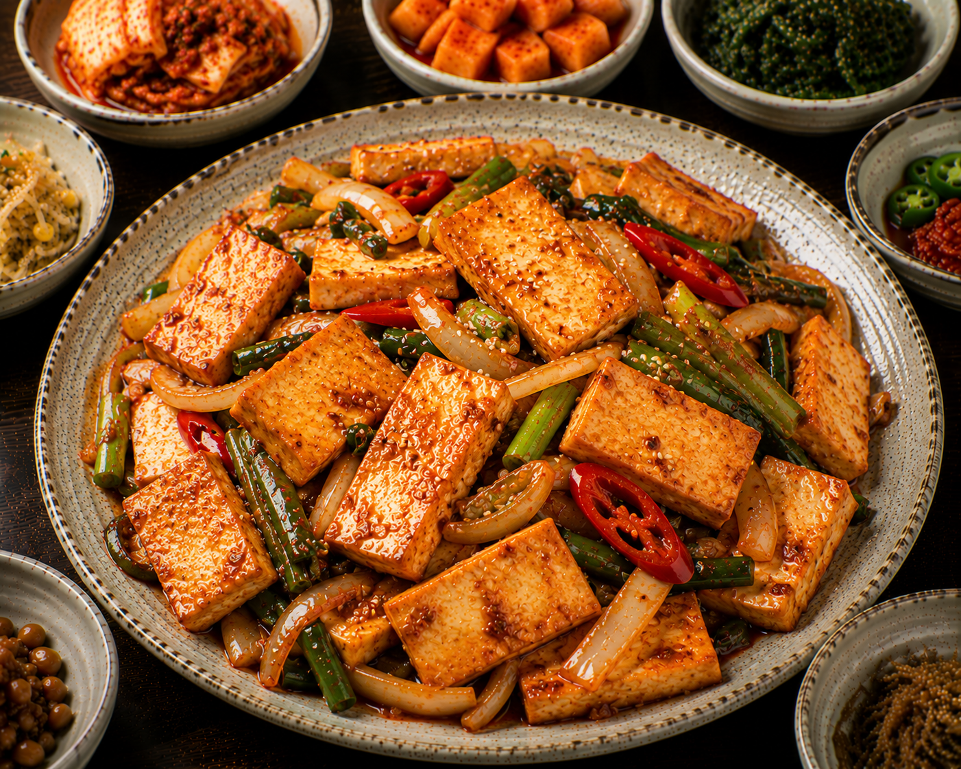 Stir-fried Tofu