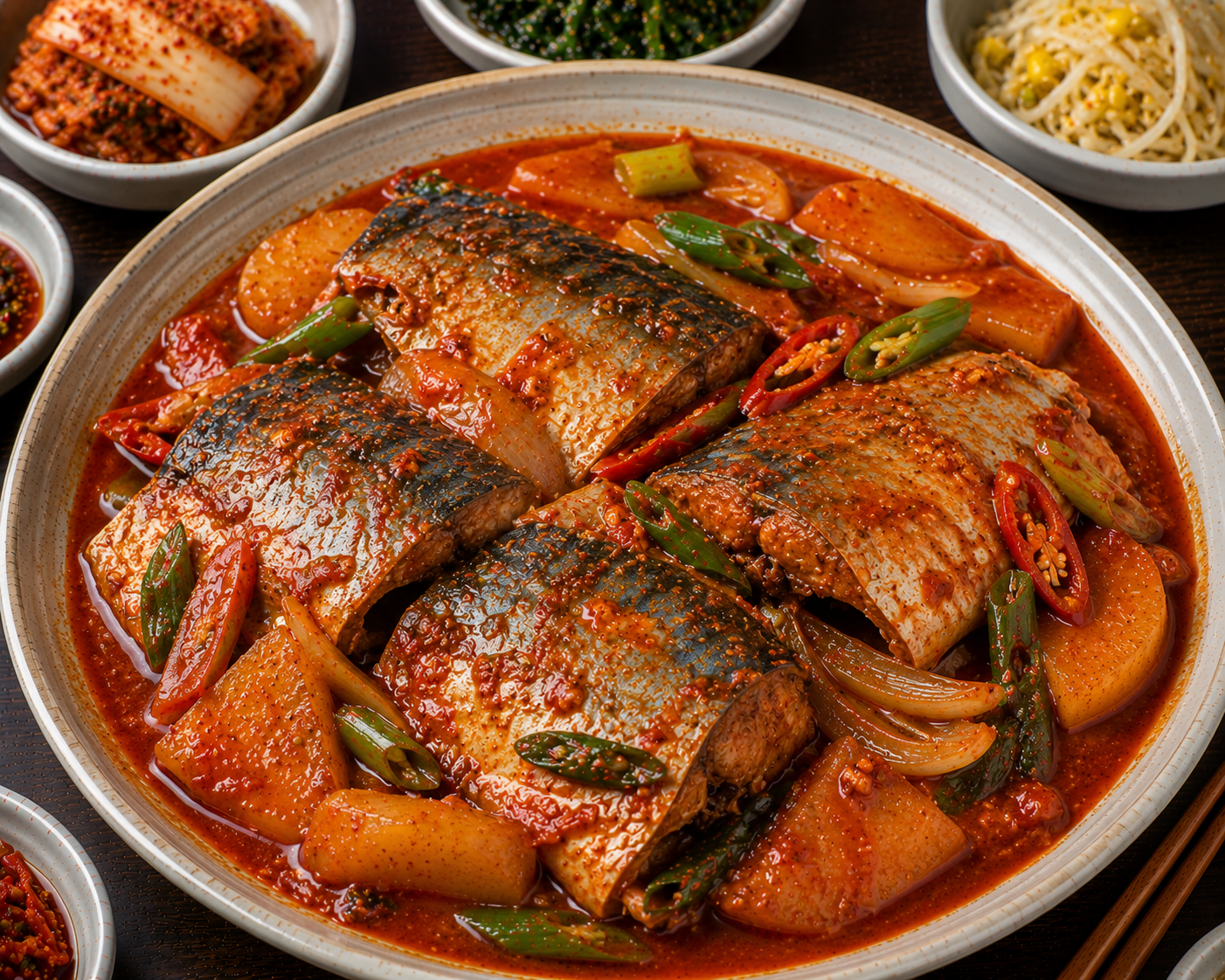 Braised Mackerel