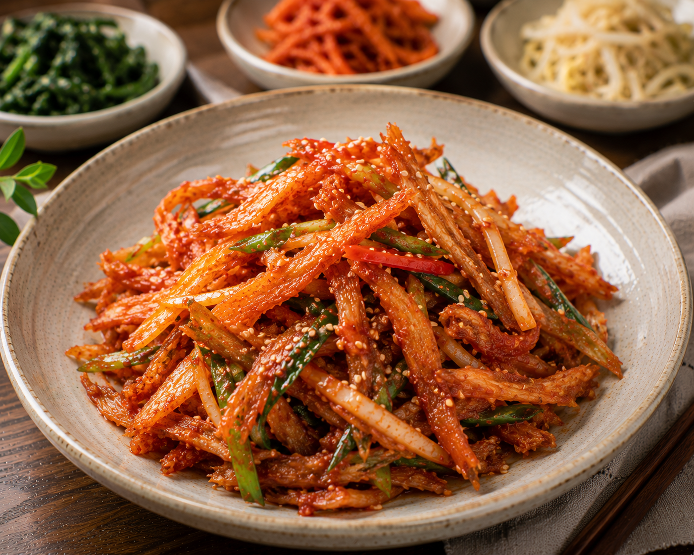 Dried Pollock Salad