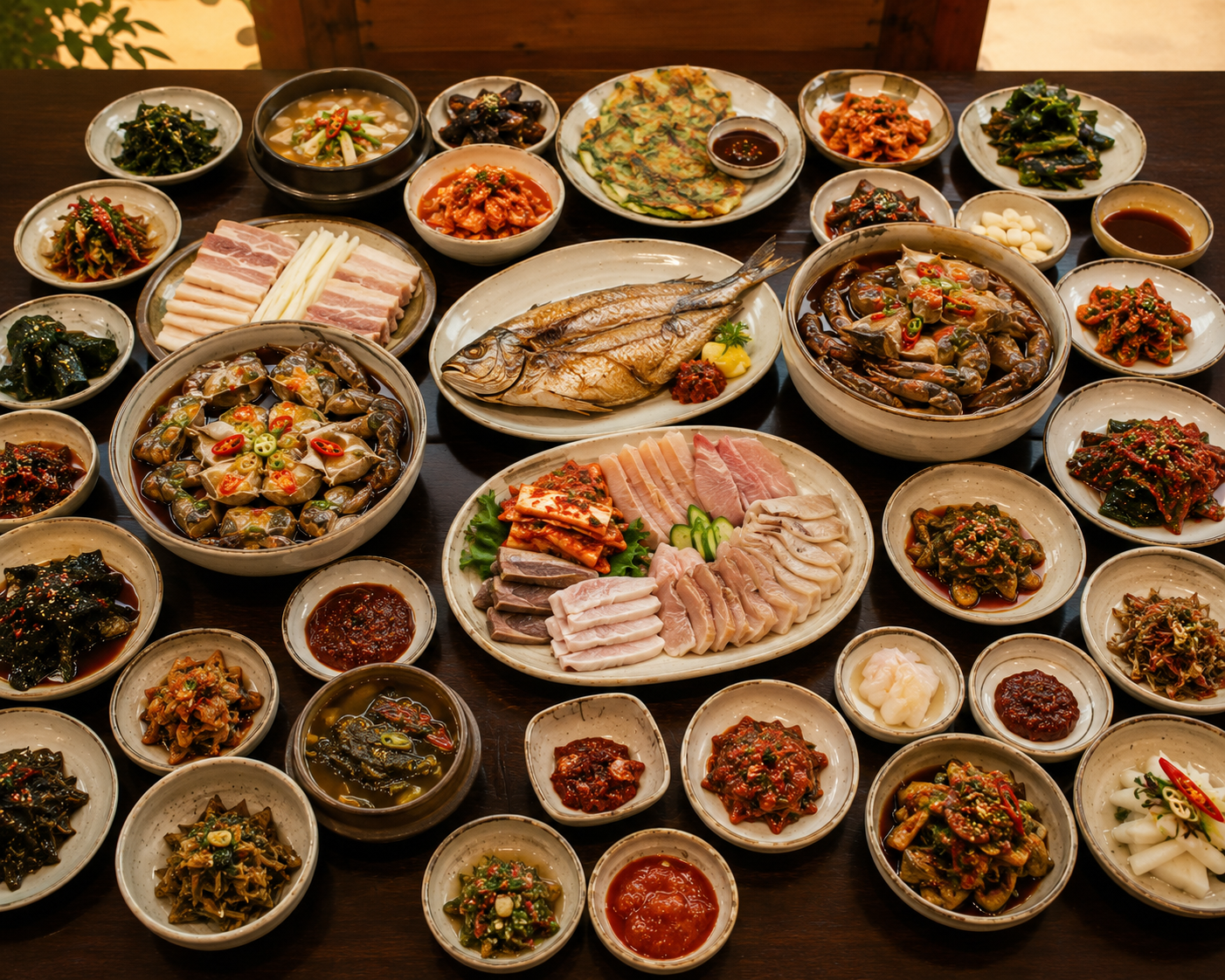 Namdo Hanjeongsik (Namdo full-course meal)