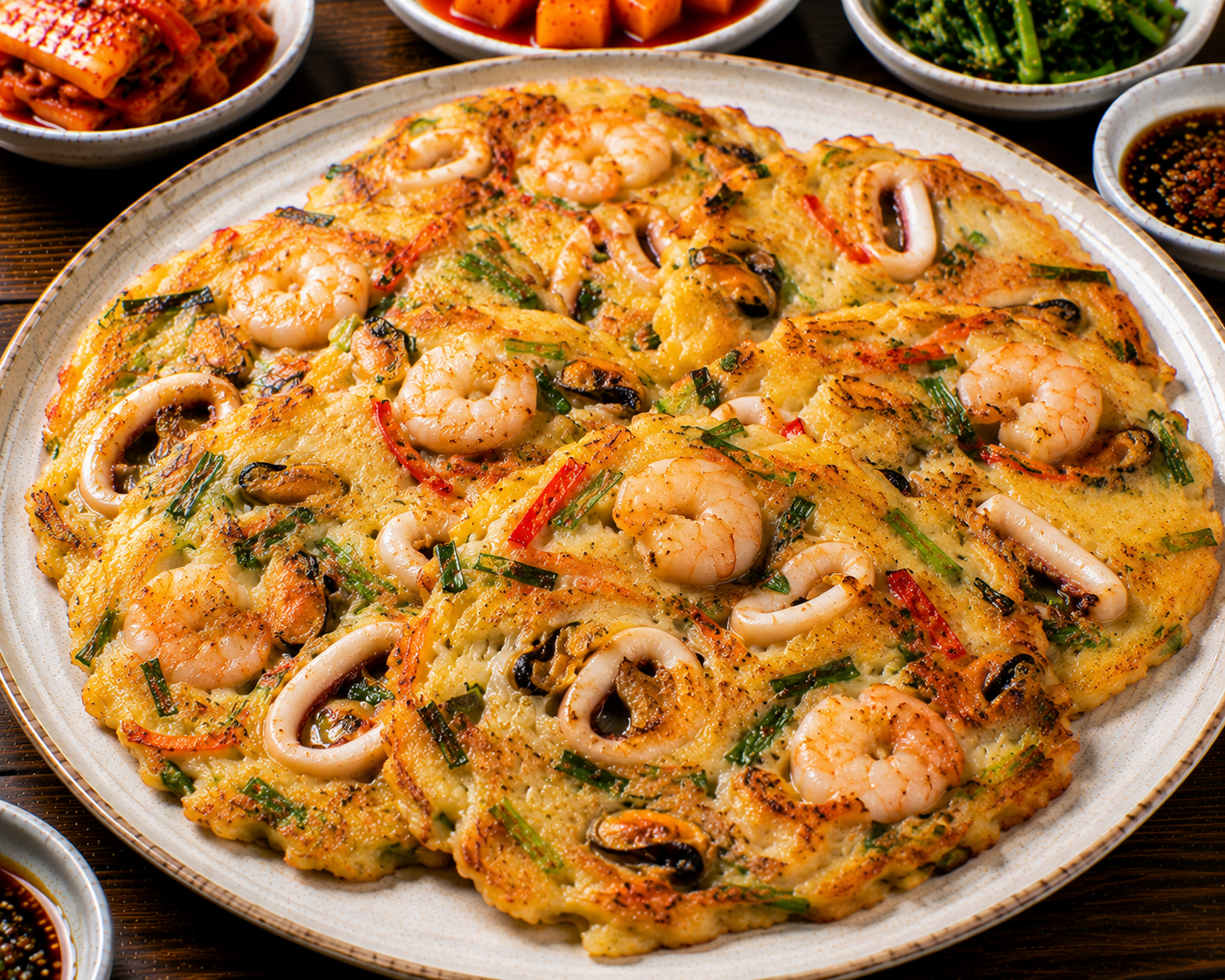 Seafood Pancake