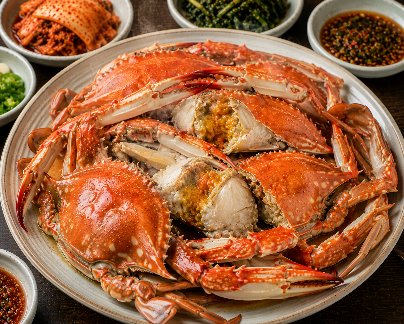 Steamed Blue Crab