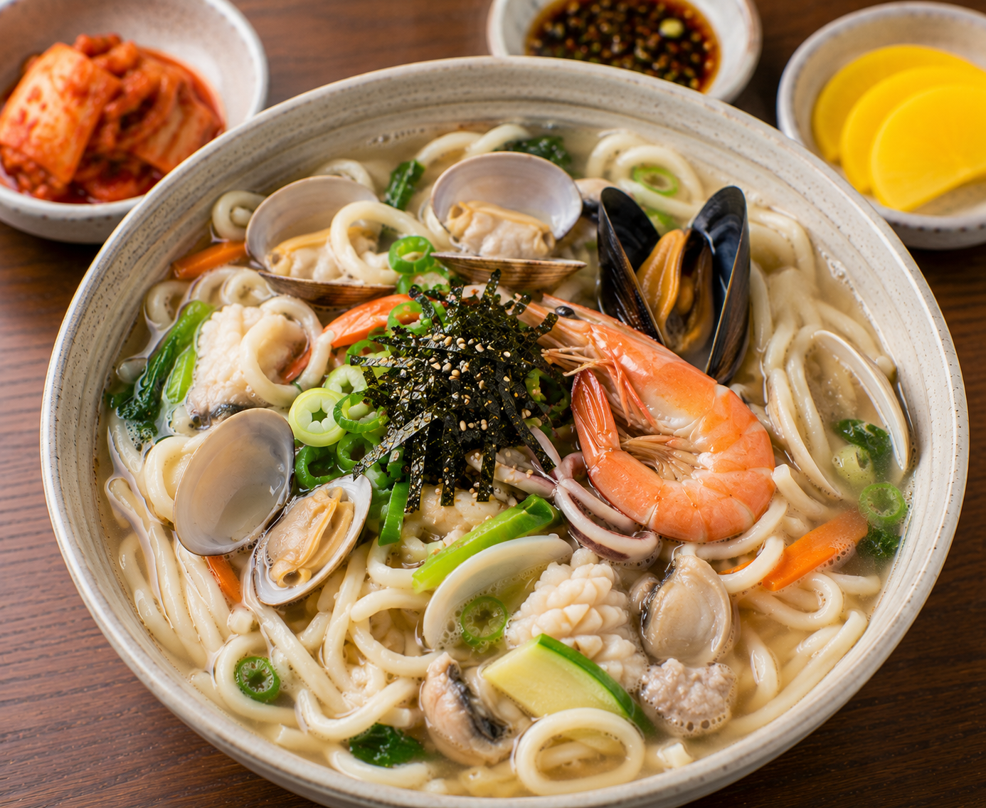 Seafood Kalguksu