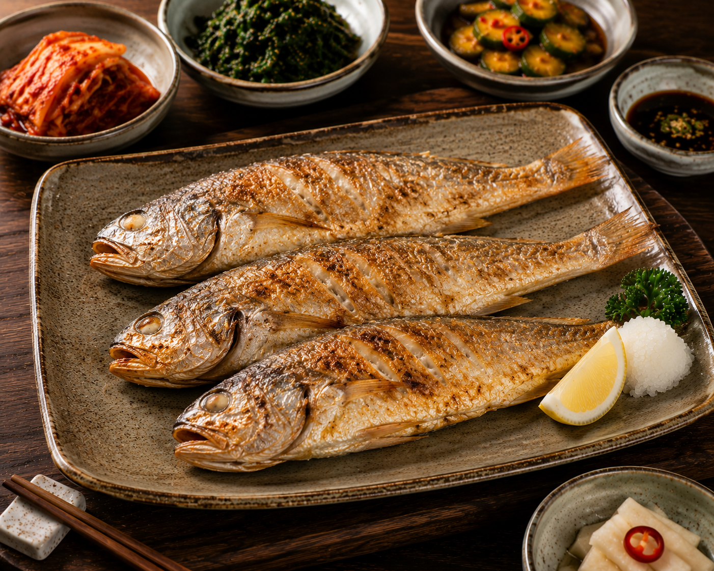 Grilled Yellow Croaker