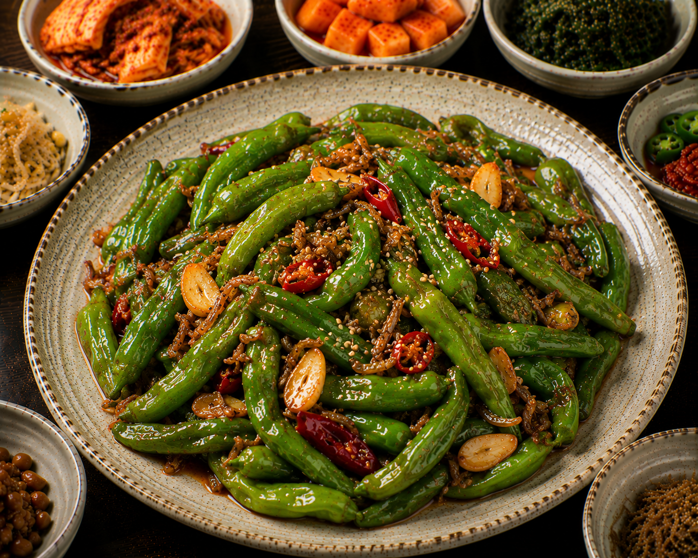 Stir-fried Green Pepper