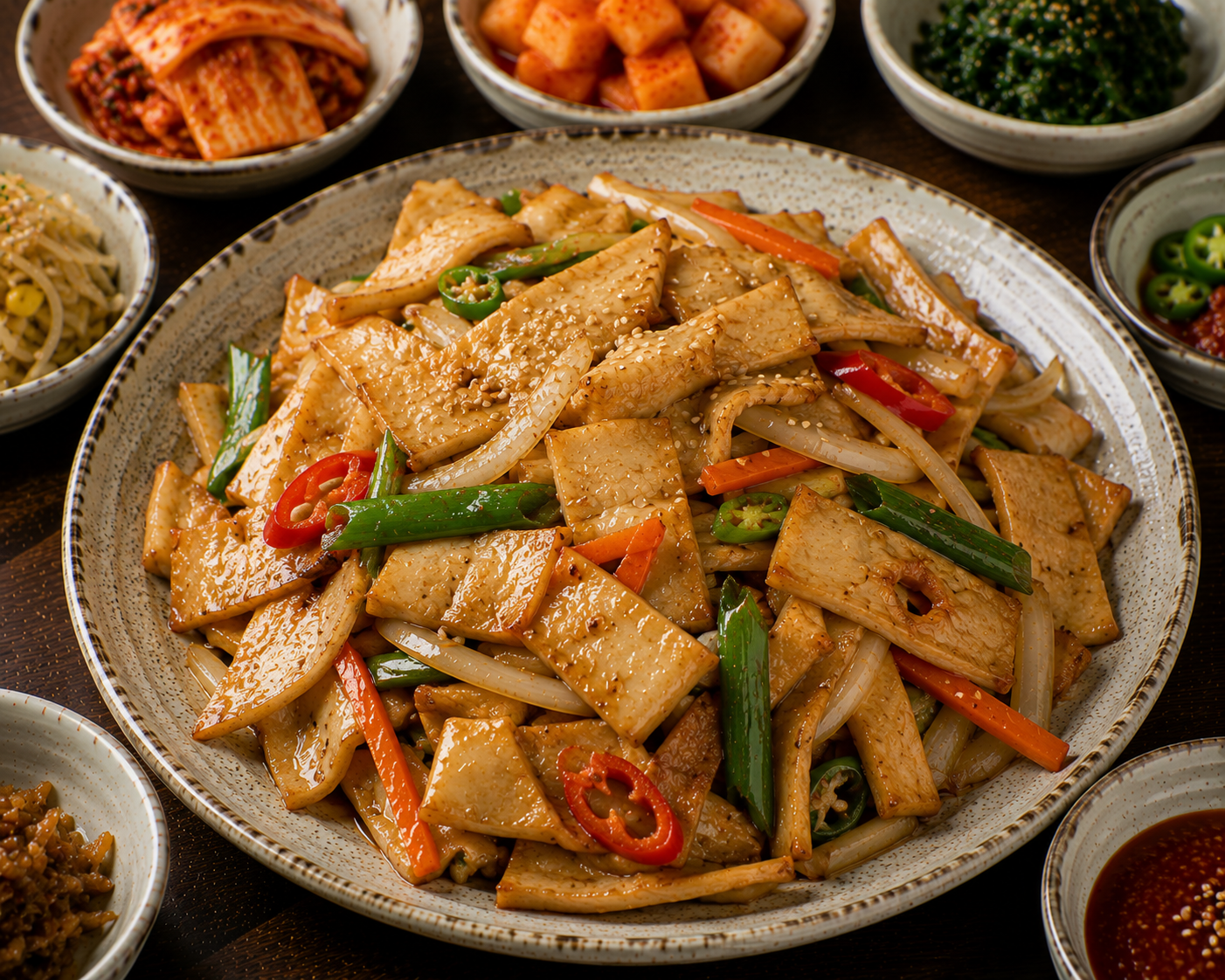 Stir-fried Fish Cake