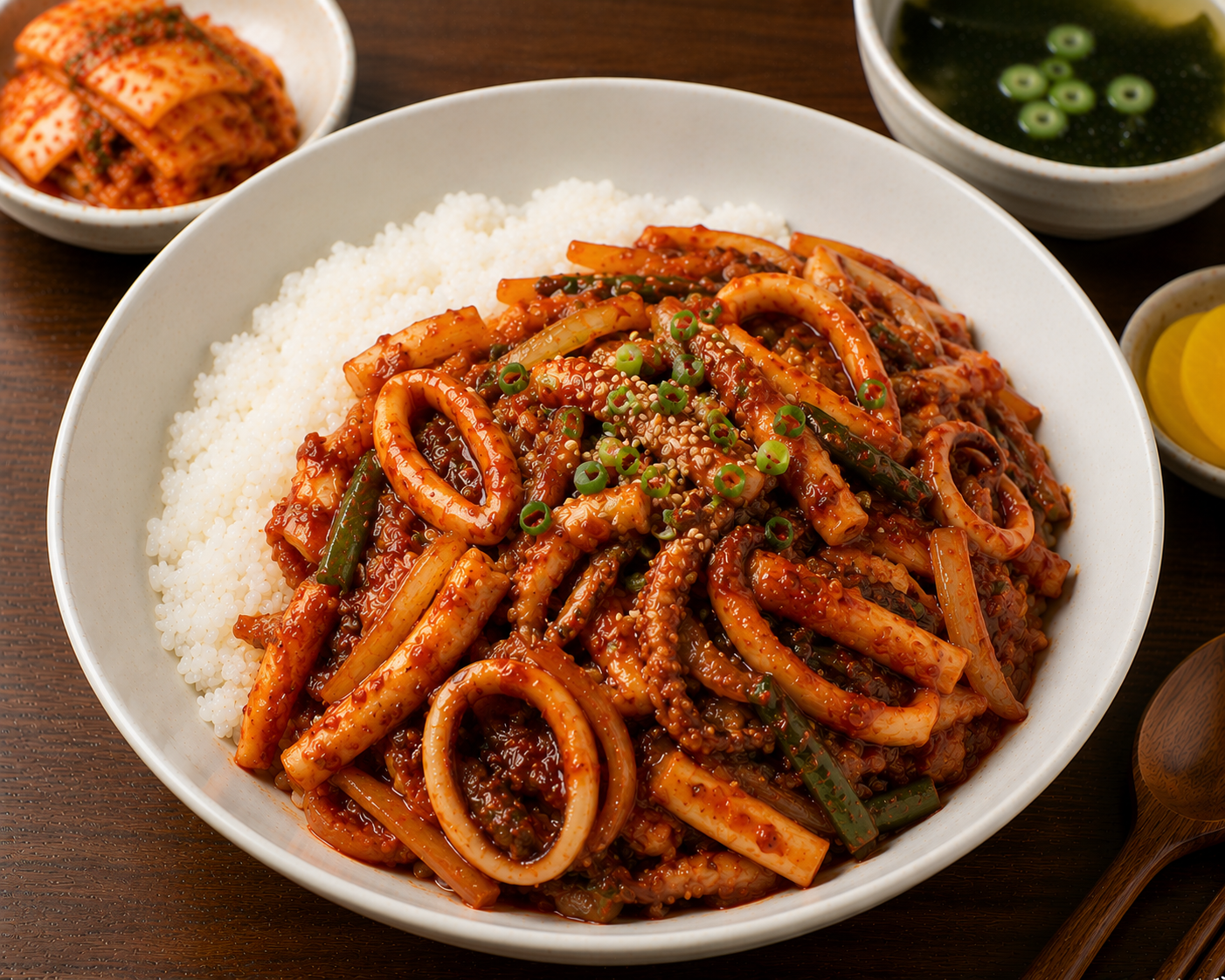 Squid Rice Bowl
