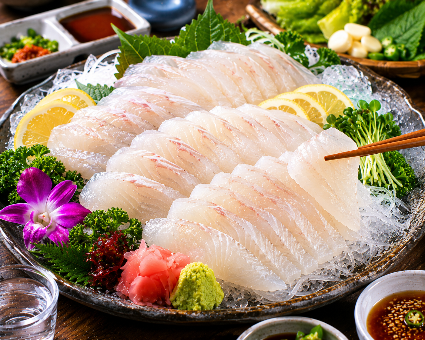 Flounder Sashimi