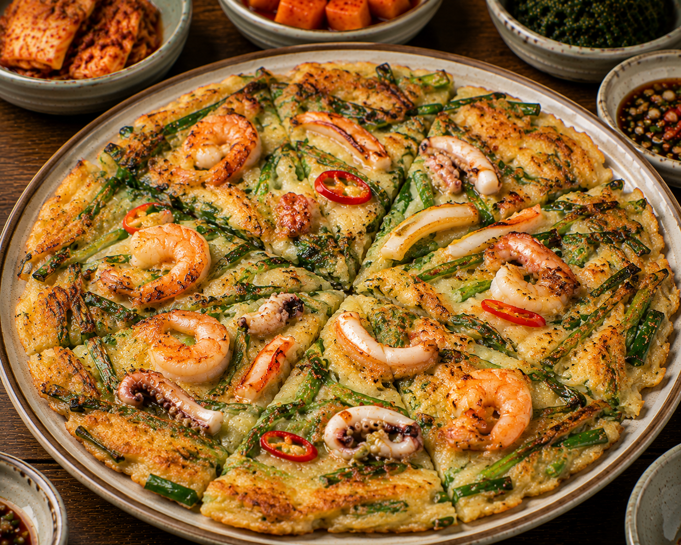Seafood Pancake