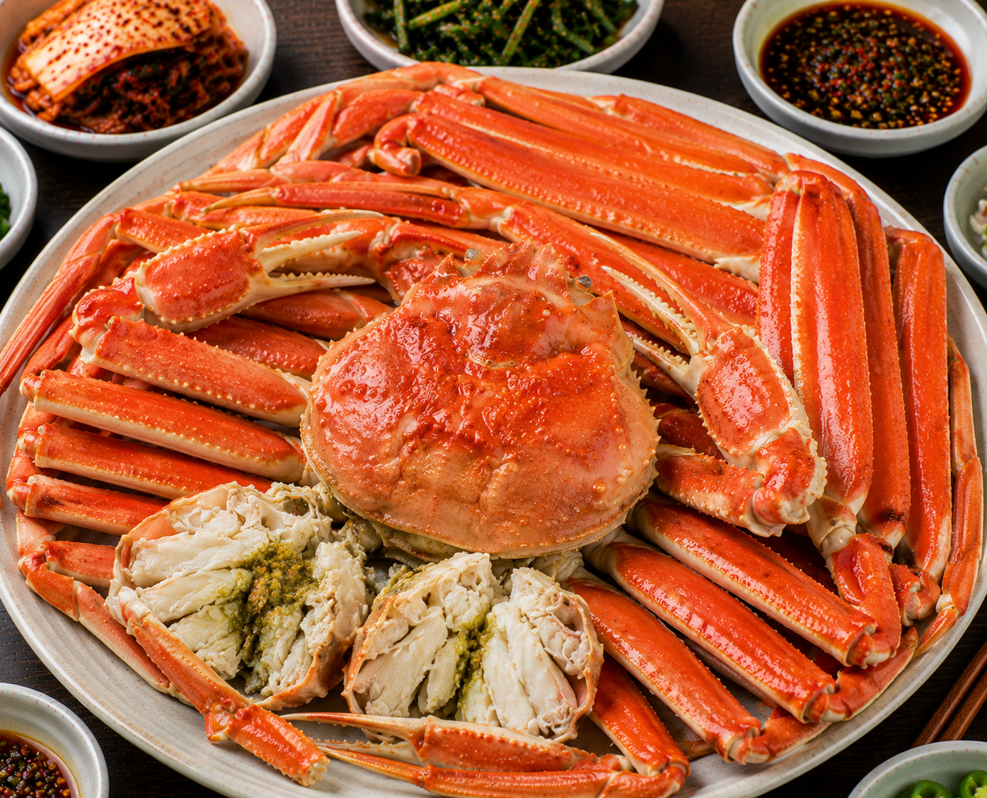 Steamed Snow Crab