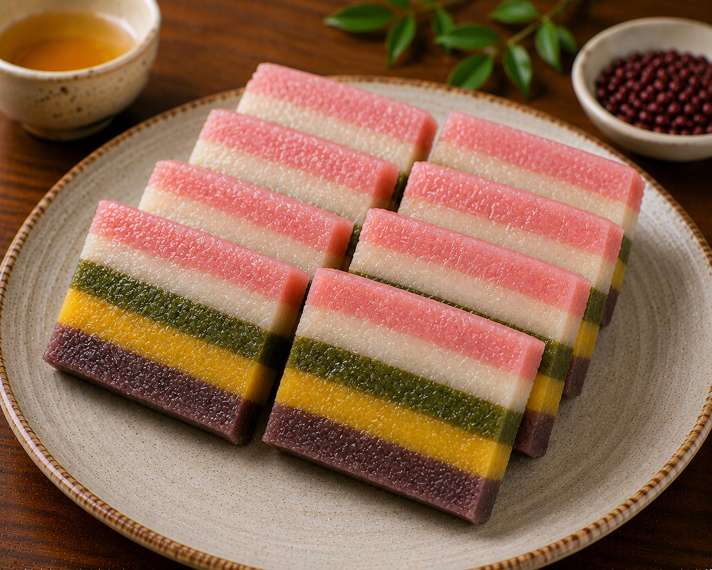 Rainbow Rice Cake